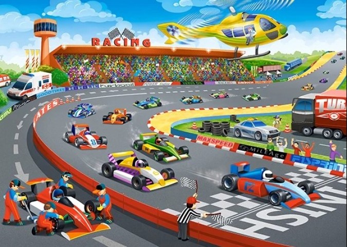 CASTORLAND Puzzle 120el. Formula Racing