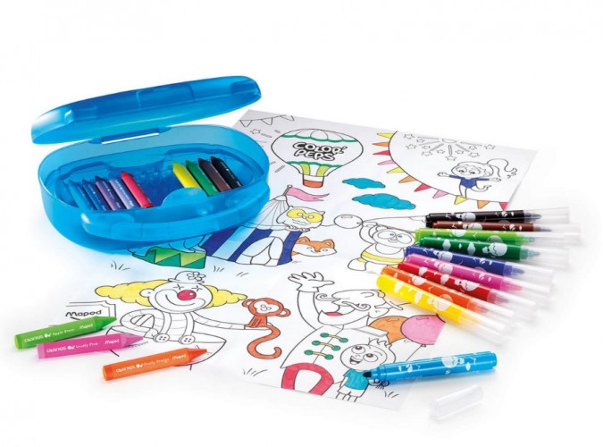 Cutie cu creioane colorate Colorpeps Jumbo art set