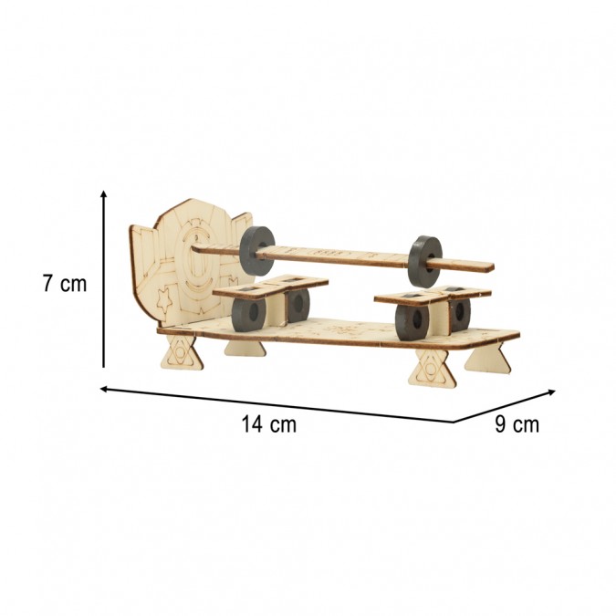 DIY știință experiment kit magnetyc 4in1