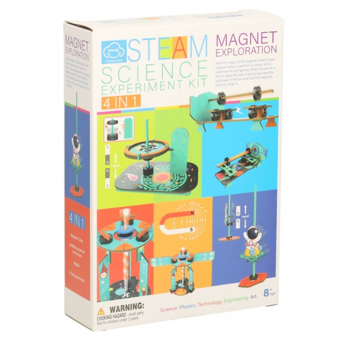 DIY știință experiment kit magnetyc 4in1