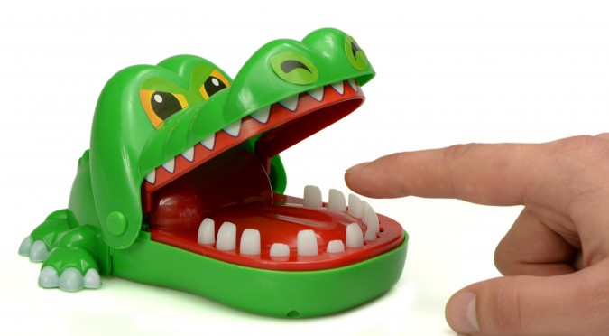 Crocodilul de la Dentist, joc arcade