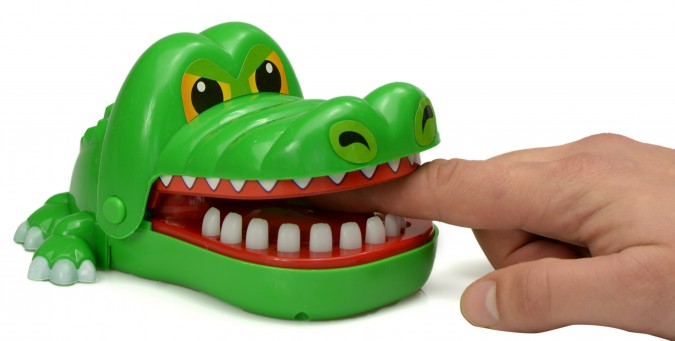 Crocodilul de la Dentist, joc arcade