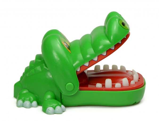 Crocodilul de la Dentist, joc arcade