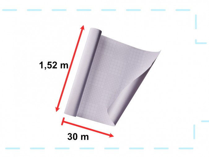 Folie metalica argintie ,1,52x30m