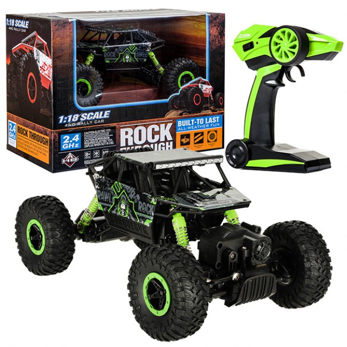 Mașina RC Rock Crawler HB 2.4GHz verde