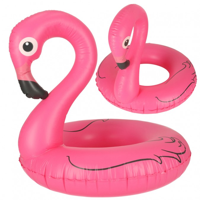 Flamingo roata gonflabila 90cm