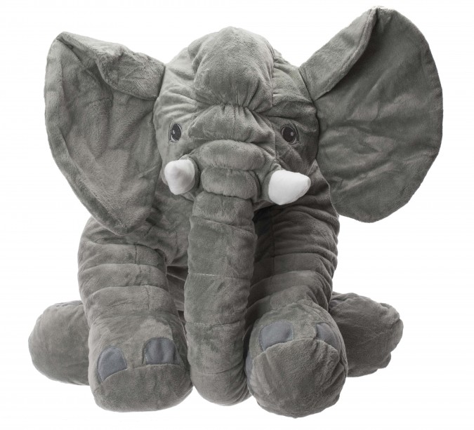 Elefant de plus mare 60 cm gri