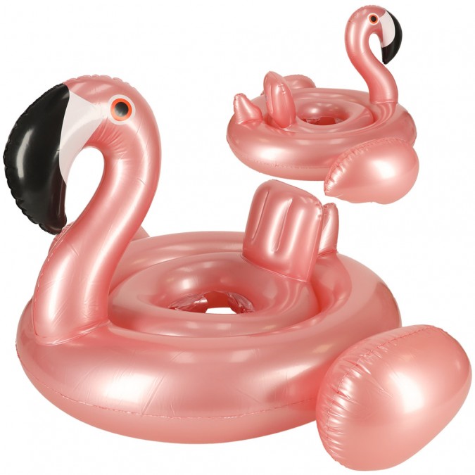 Scaun gonflabil pentru copii Flamingo