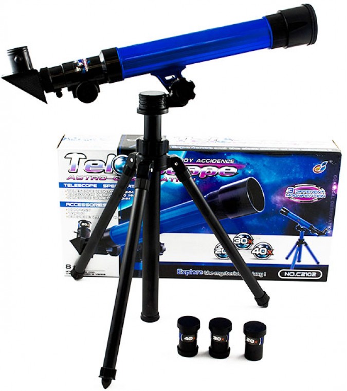 Telescop educațional cu trepied 20x 30x 40x