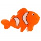 Jucărie de baie cu șurub, portocaliu, pește