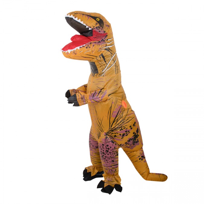 Costum de carnaval dinozaur gonflabil T-REX maro 1.5-1.9 m