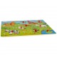 Blocuri de lemn, ferma, puzzle 