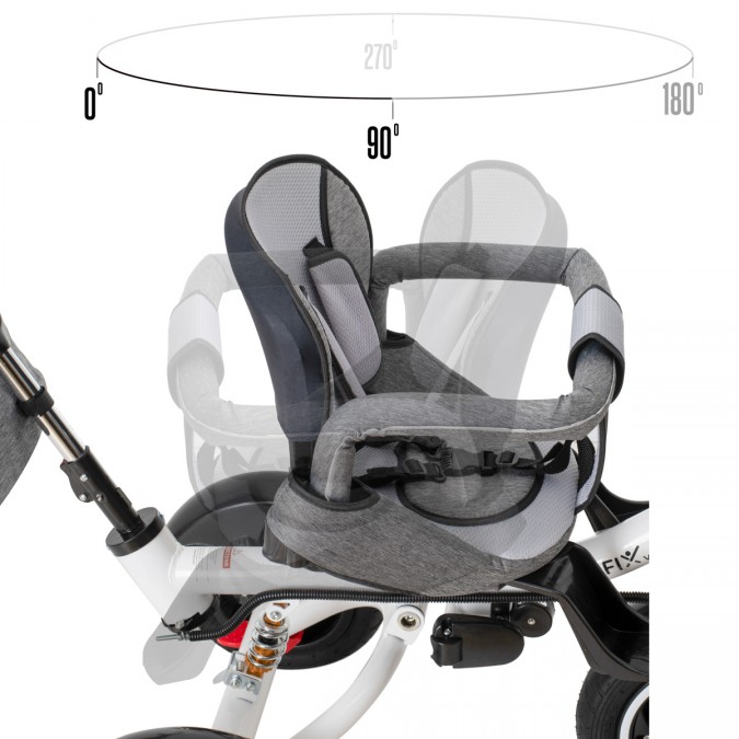 Tricicleta Trike Fix V 3, gri