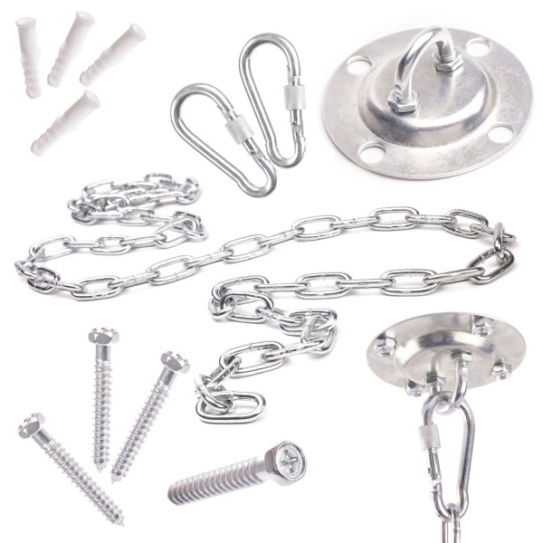 Kit montare pentru tavan, pentru hamace, leagane, 200 kg [1]
