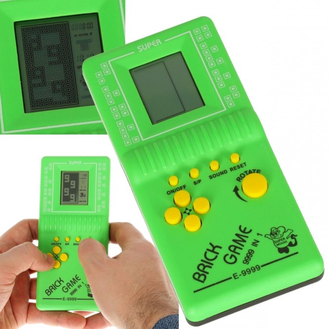 Joc electronic Tetris 9999in1 verde