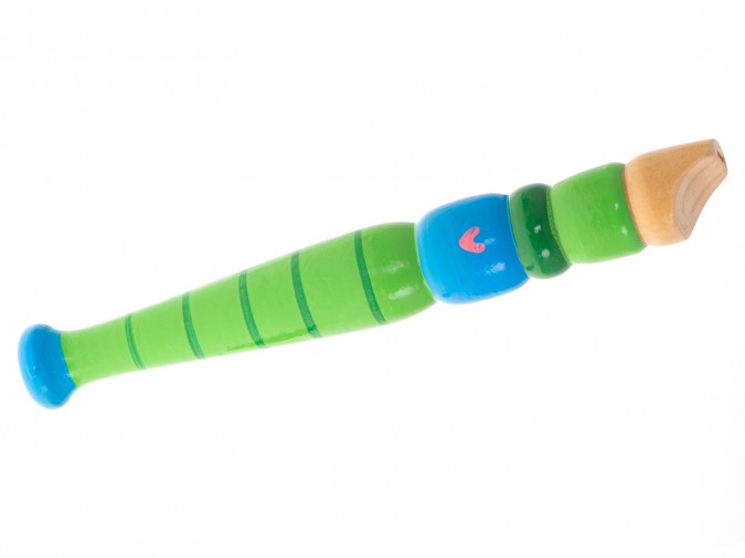 Flaut din lemn instrument școlar colorat
