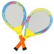 Rachete de badminton cu led-uri si fluturasi