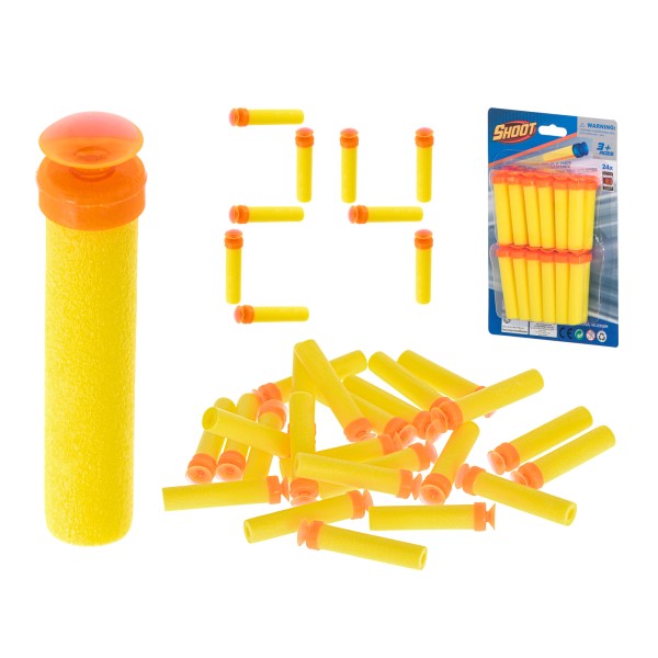 Sageti compatibile cu NERF aumnicia pentru galben 24 buc. [1]