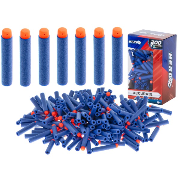 Sageti compatibile cu lansatorul NERF de 7,2 cm BOX 200 buc. [1]
