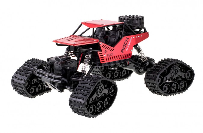 Masina cu telecomanda 2in1 RC Rock Crawler 4x4 LHC012 rosie