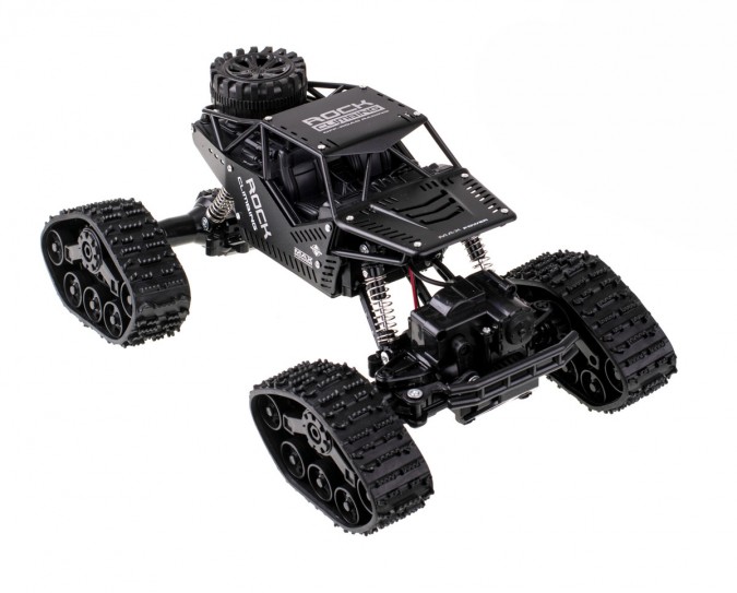 Masina cu telecomanda 2in1 RC Rock Crawler 4x4 LHC012 neagra