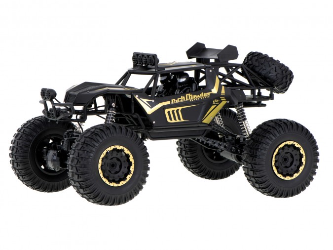 Mașina cu telecomanda RC Rock Crawler 2.4GHz scara 1:8 51cm neagra