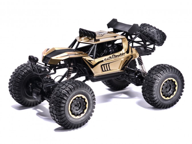 Mașina cu telecomanda RC Rock Crawler 2.4GHz 51cm aurie