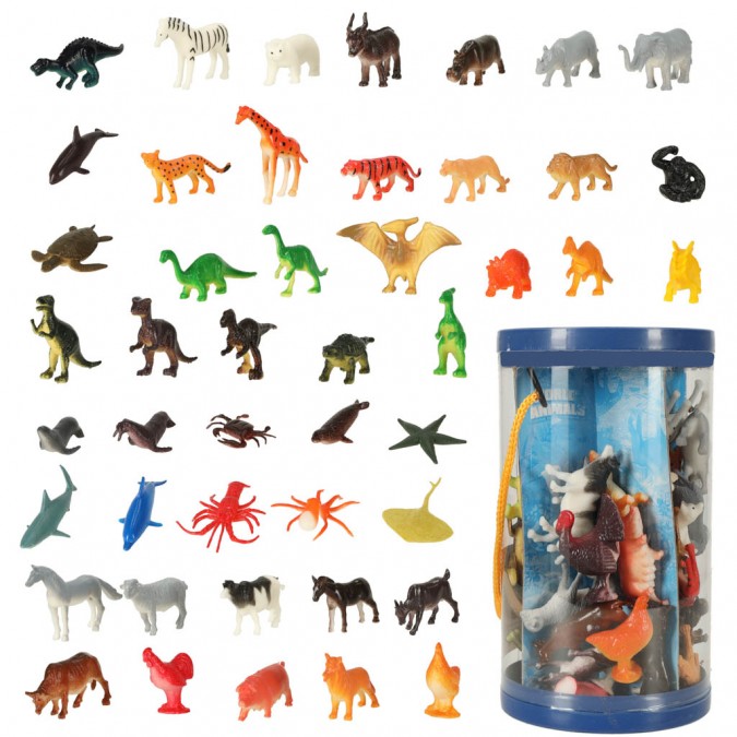 Figurine animale marine animale salbatice dinozauri salbatice set mix 48pcs