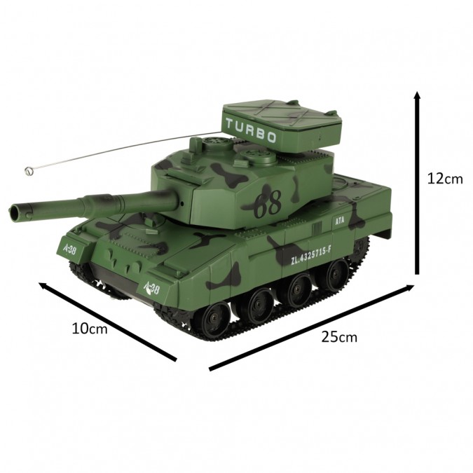 Tanc militar cu telecomanda