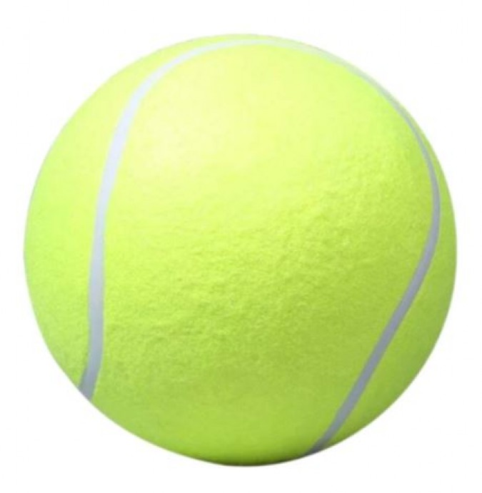 Jucarie pentru caini minge de tenis xxl 24 cm