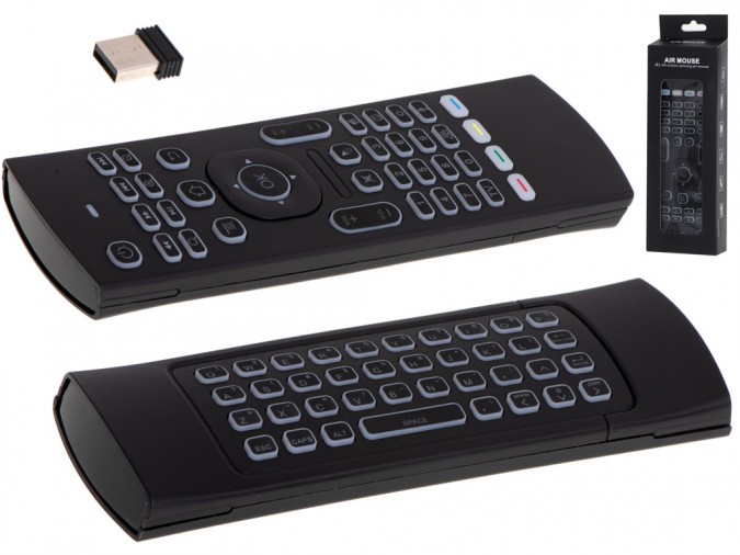 Telecomanda cu tastatura MX3 PRO smart tv neagra