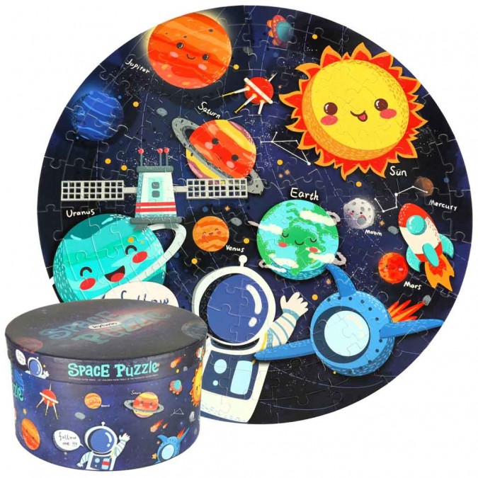 Puzzle educational sistem solar planete 150 piese