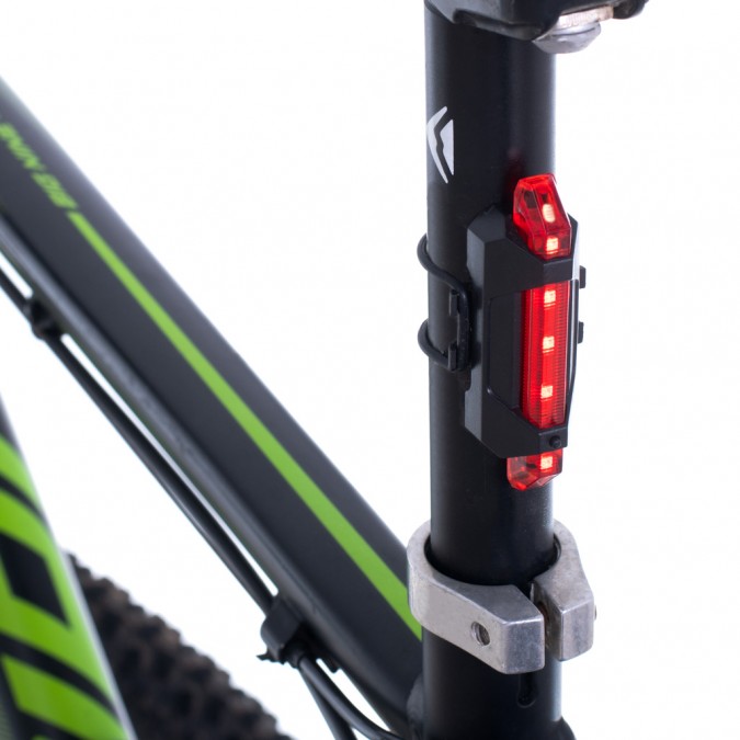 Lampa  LED de bicicleta, spate-fața ,set USB