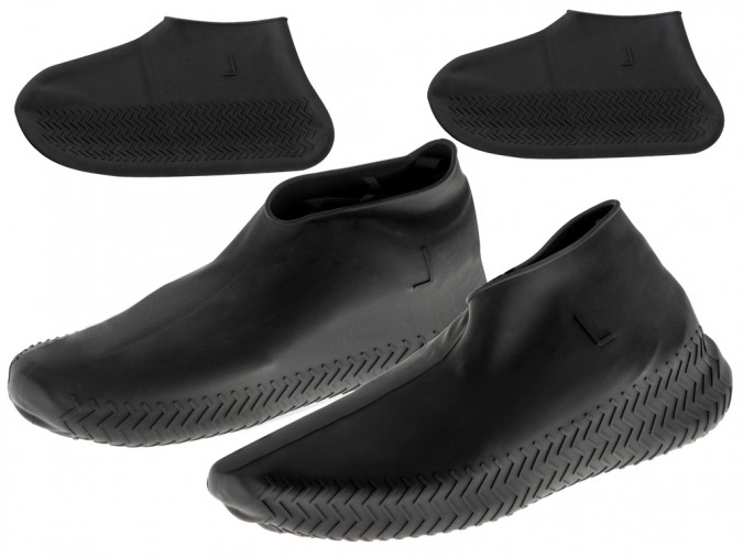 Huse de pantofi impermeabile, negru, marimea 39-44