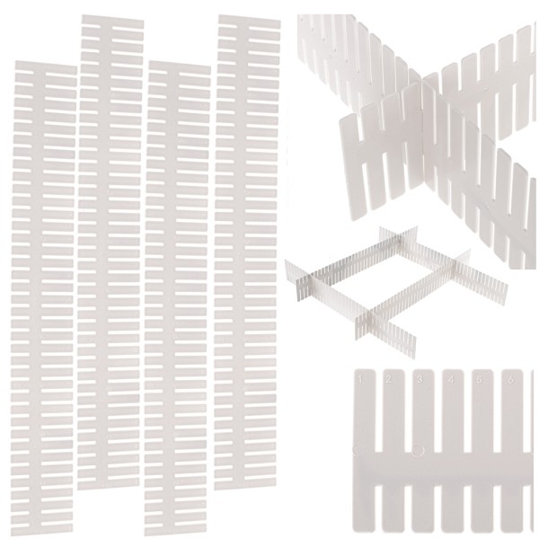 Organizator, separator pentru sertare, 4 buc [1]