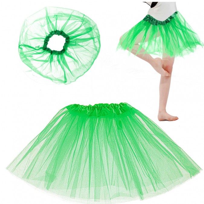 Fusta tutu Tul Marime universala Verde