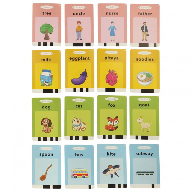 Cititor de carduri de vocabular în limba engleza 112 carduri