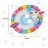 Colac de inot gonflabil, cu scaun, pentru bebelusi, cu unicorn, greutate maxima 23 kg, 3-4 ani [12]