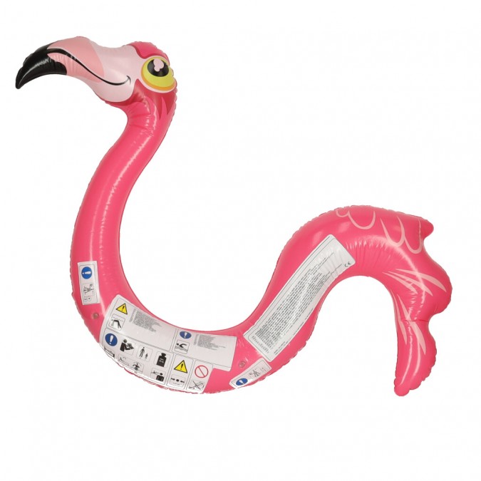 Plutitor gonflabil pentru piscina, flamingo roz, 131 cm