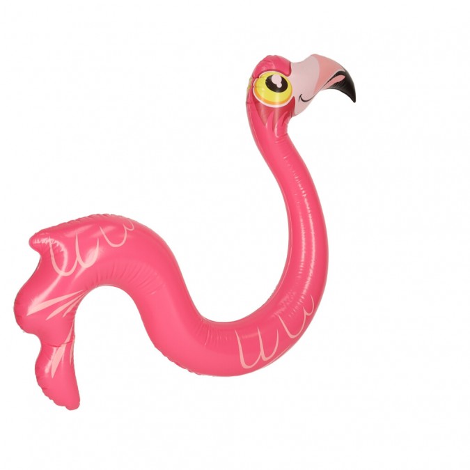 Plutitor gonflabil pentru piscina, flamingo roz, 131 cm