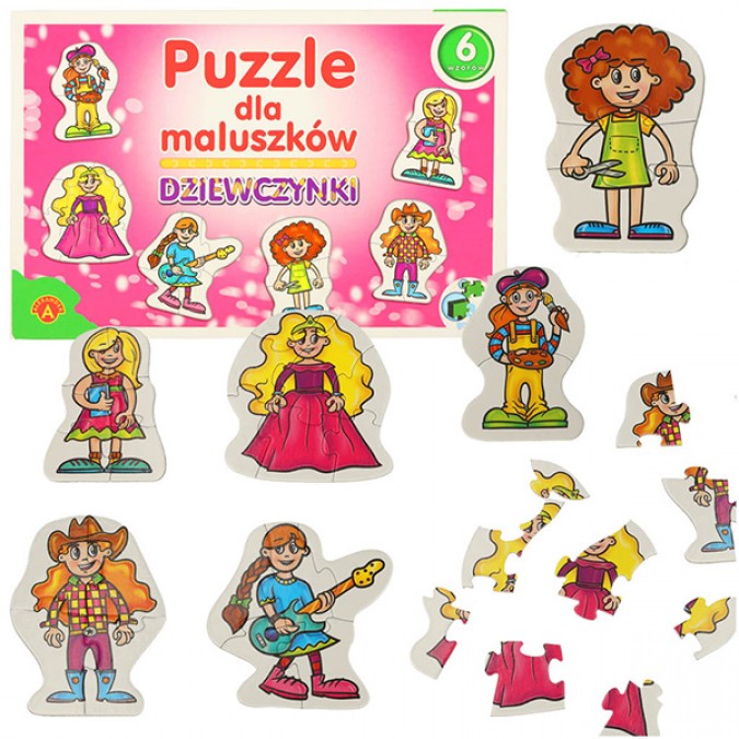 Puzzle-uri pentru copii - fete