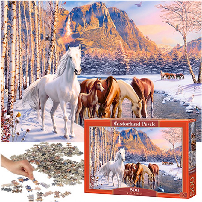 Puzzle 500 piese +9 ani