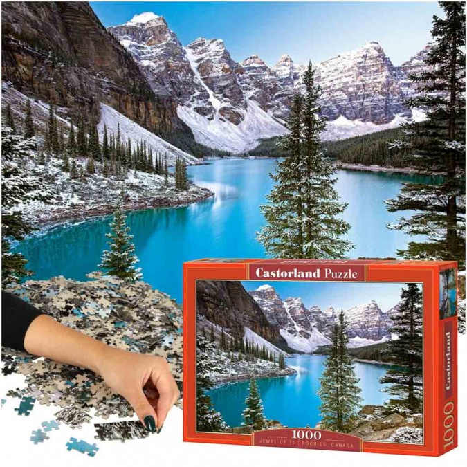 Puzzle 1000 piese- Canada - Lacul Canadian