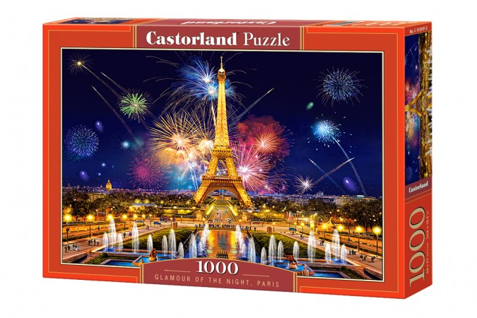 Puzzle 1000 piese - Focuri de artificii deasupra Turnului Eiffel