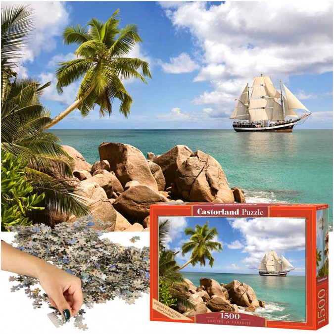 Puzzle 1500 elemente Navigare în Paradis