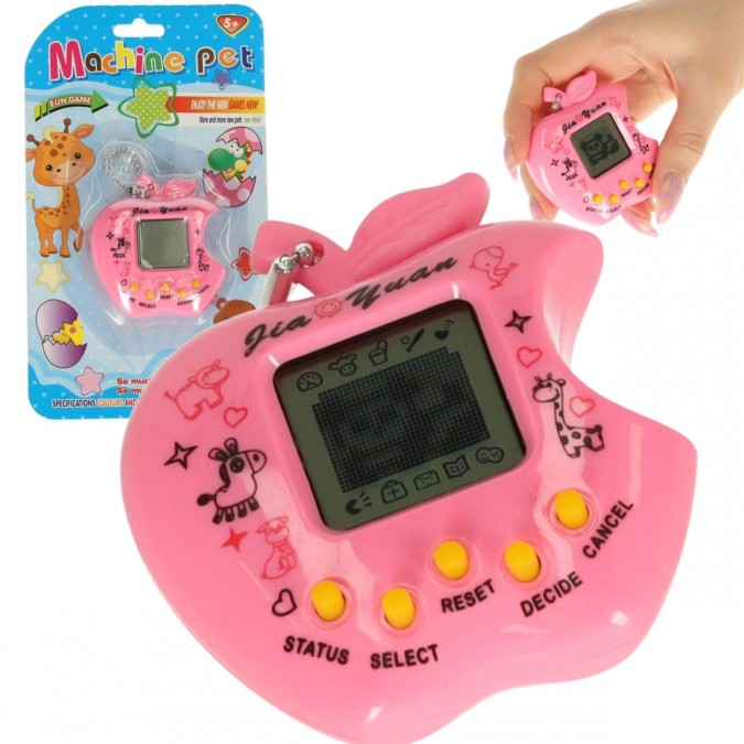Tamagotchi joc educativ electronic pentru copii mar roz