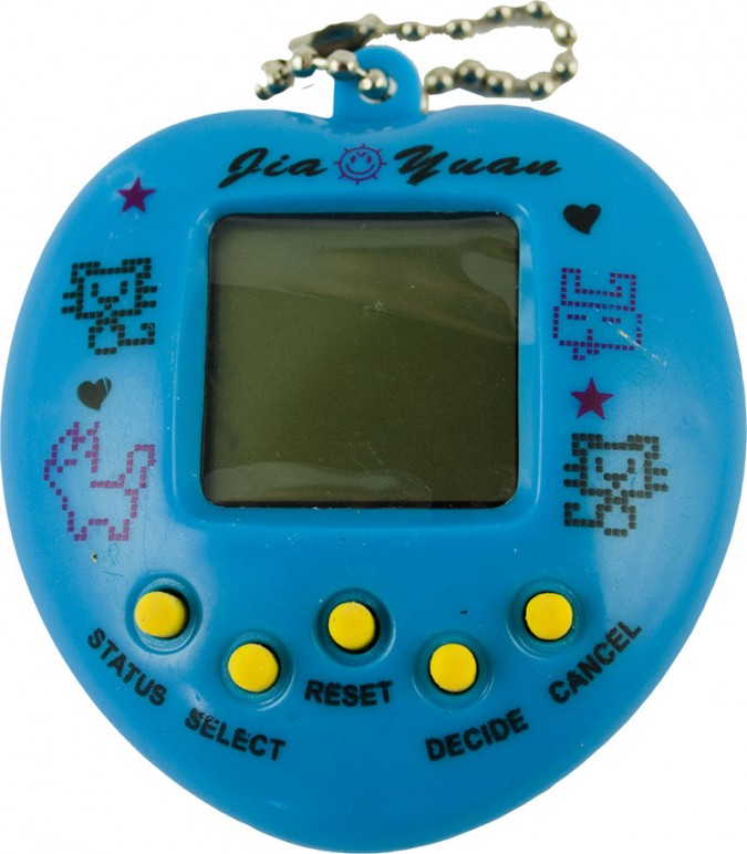 Tamagotchi, joc educativ, electronic pentru copii, albastru