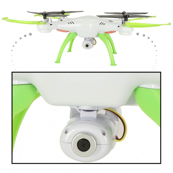 Syma X5HW 2.4GHz RC, drona cu camera WiFi, alb