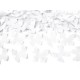 Tub confetti cu fluturi albi, 80 cm