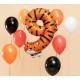 Balon pentru ziua de nastere cifra 9, tigru, 49 x 76 cm